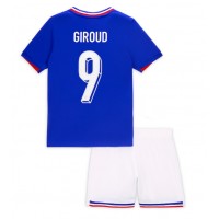 Frankreich Olivier Giroud #9 Fußballbekleidung Heimtrikot Kinder EM 2024 Kurzarm (+ kurze hosen)